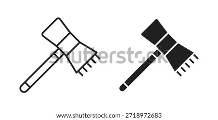 Meat tenderizer icon. Symbol, logo illustration. graphic icon set