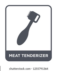 meat tenderizer icon vector on white background, meat tenderizer trendy filled icons from Kitchen collection, meat tenderizer simple element illustration