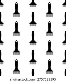 Meat Tenderizer Tool Icon Seamless Pattern, Meat Mallet, Meat Pounder For Tenderize Slab Of Meat Vector Art Illustration