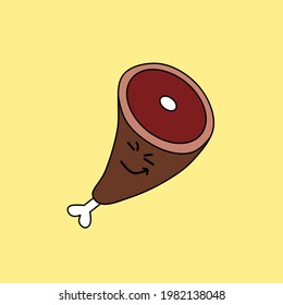 carne cortada abierta