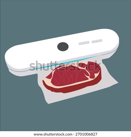  meat vacuum machine. Vacuum Sealer Machine icon,