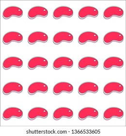 meat vector background