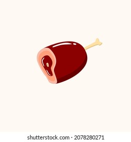 Vektorgrafik-Symbol für Fleisch