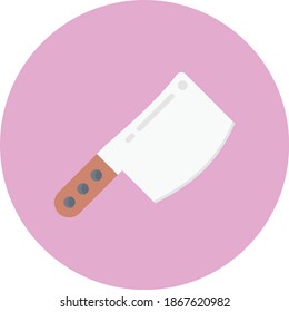 meat vector flat color icon