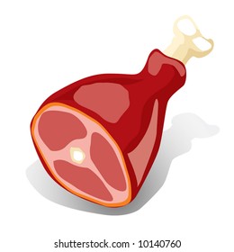 Carne (vector). En la galería también está disponible la imagen XXL jpeg hecha de este vector