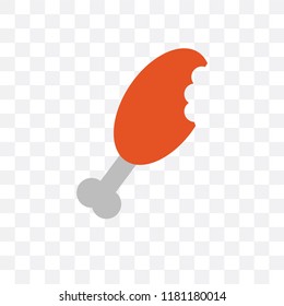 Meat vector icon isolated on transparent background, Meat logo concept