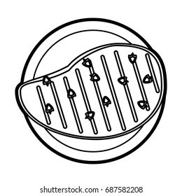 meat vector illustration