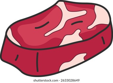 Meat vector illustration isolated on white