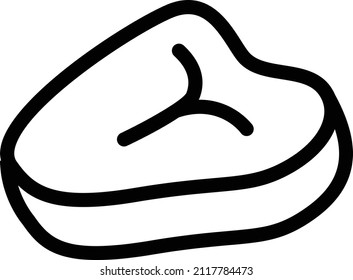 Fleisch-Vektorgrafik auf transparentem Hintergrund. Symbole in Premium-Qualität. Schlagt das Vektorsymbol für Konzept und Grafikdesign.