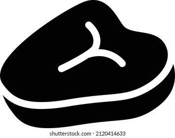 meat Vector illustration on a transparent background. Premium quality symbols. Glyphs  vector icon for concept and graphic design.