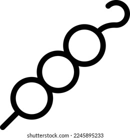ilustración del vector de la carne en un fondo transparente. Símbolos de calidad superior. Iconos vectoriales de línea delgada para el diseño de conceptos y gráficos.