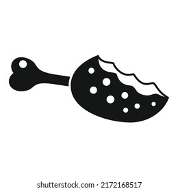 Meat waste icon simple vector. Ecology organic. Dry ecology