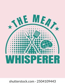 The meat whisperer Graphic Design