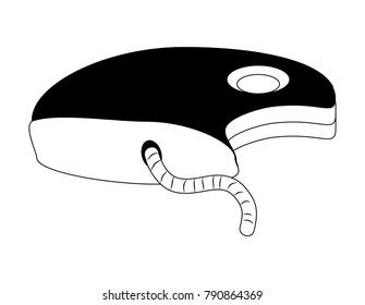 meat with worm icon