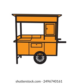 meatball cart icon vector illustration design