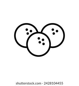 meatball icon vector design template simple and clean