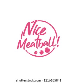 meatball logo design