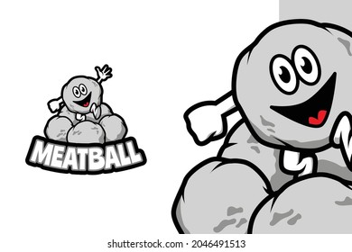 Meatball - Mascot Logo Template