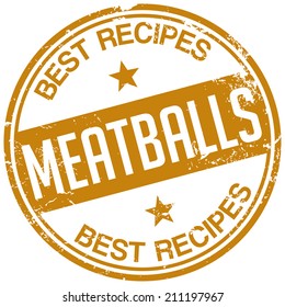 meatball recipes stamp