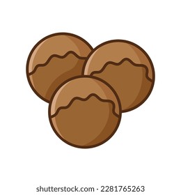 meatballs icon vector design template in white background