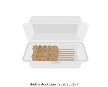 Meatballs on a white background.