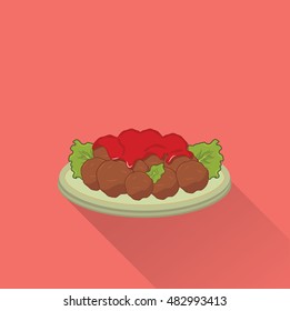meatballs with tomato sauce