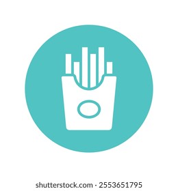 Meatballs vector gylph Circle Icon. Eps 10 file