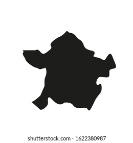 Meath region map in country of Ireland