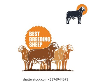 MEATMASTER SHEEP, THE BEST LAMB PRODUCTOR RAM svg