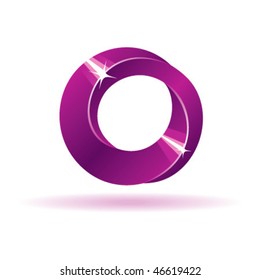 Mebius strip. Vector illustration.