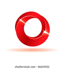 Mebius strip. Vector illustration.