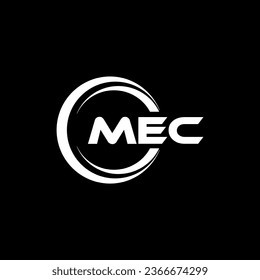 MEC Logo Design, Inspiration für eine einzigartige Identität. Modernes Eleganz und kreatives Design. Markieren Sie Ihren Erfolg mit dem Markieren dieses Logos.