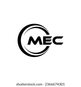 MEC Logo Design, Inspiration für eine einzigartige Identität. Modernes Eleganz und kreatives Design. Markieren Sie Ihren Erfolg mit dem Markieren dieses Logos.