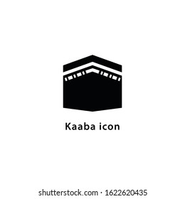 Mecca kaaba icon vector logo illustration