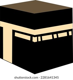 mecca ka'bah. Islamic. Arabian. Vector islamic