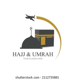 Mecca Travel Logo , Al Haj  Umrah Mubarak Tour Symbol 