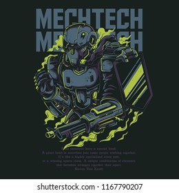 Mech Tech Illustration