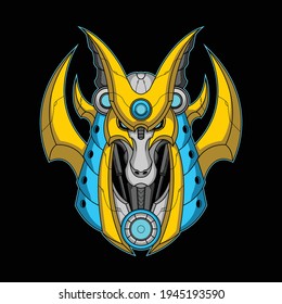 mecha anubis illustration for commercial use