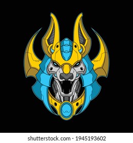 mecha anubis illustration for commercial use