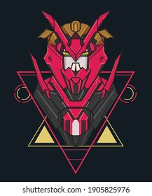 mecha cepot hero from indonesia svg