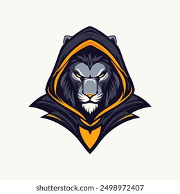 mecha lion e sports logo template