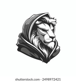 mecha lion e sports logo template