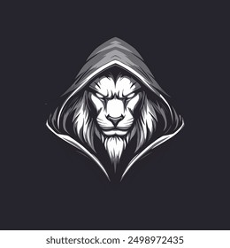 mecha lion e sports logo template