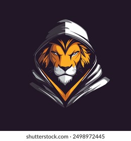 mecha lion e sports logo template