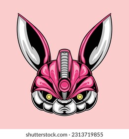 mecha rabbit vector for commercial use
