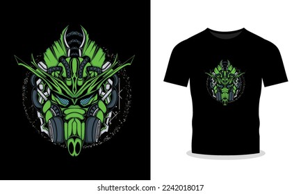 Robot de Mecha se puede usar para el diseño de camisetas