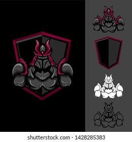 Mecha Samurai : Logo E-Sport Gaming