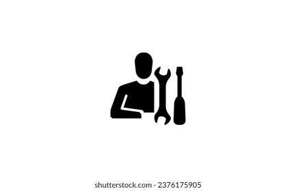 mechanic Auto service, repair icon. Car Tool Sign symbol. Vector illustration