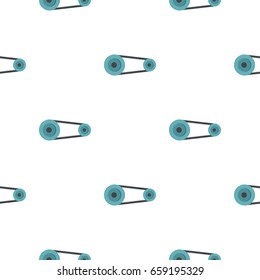 Mechanic belt pattern seamless for any design vector illustration