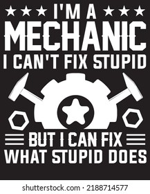 I am a mechanic I can not fix